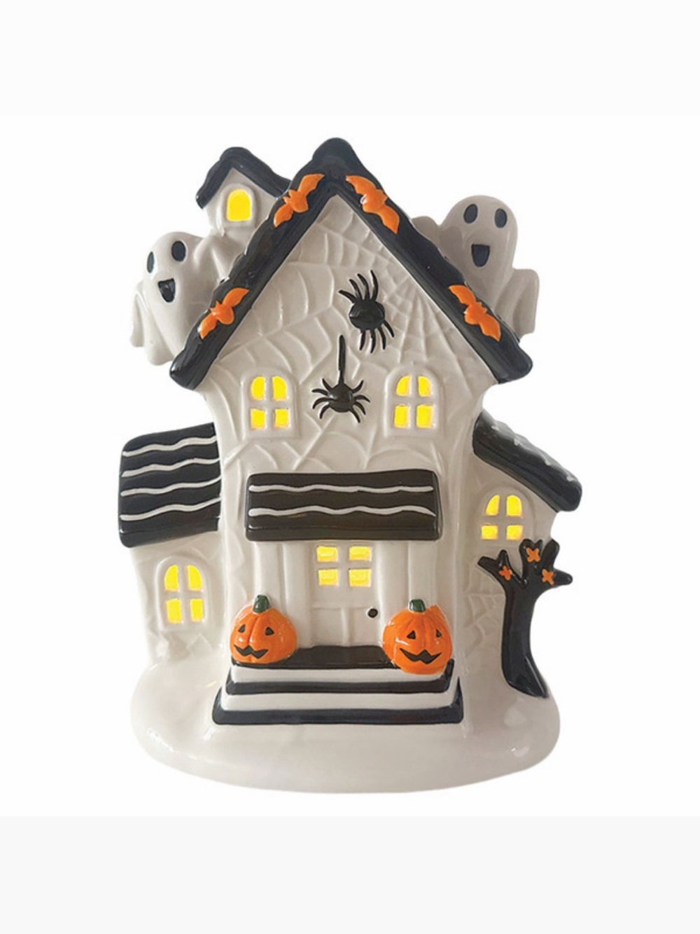 ALDI Haunted House with ghost , White
